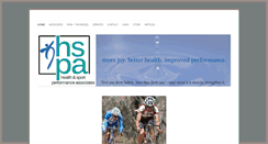 Desktop Screenshot of healthandsportperformance.com